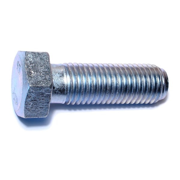 Midwest Fastener Grade 2, 1"-8 Hex Head Cap Screw, Zinc Plated Steel, 3 in L, 5 PK 53372 - main